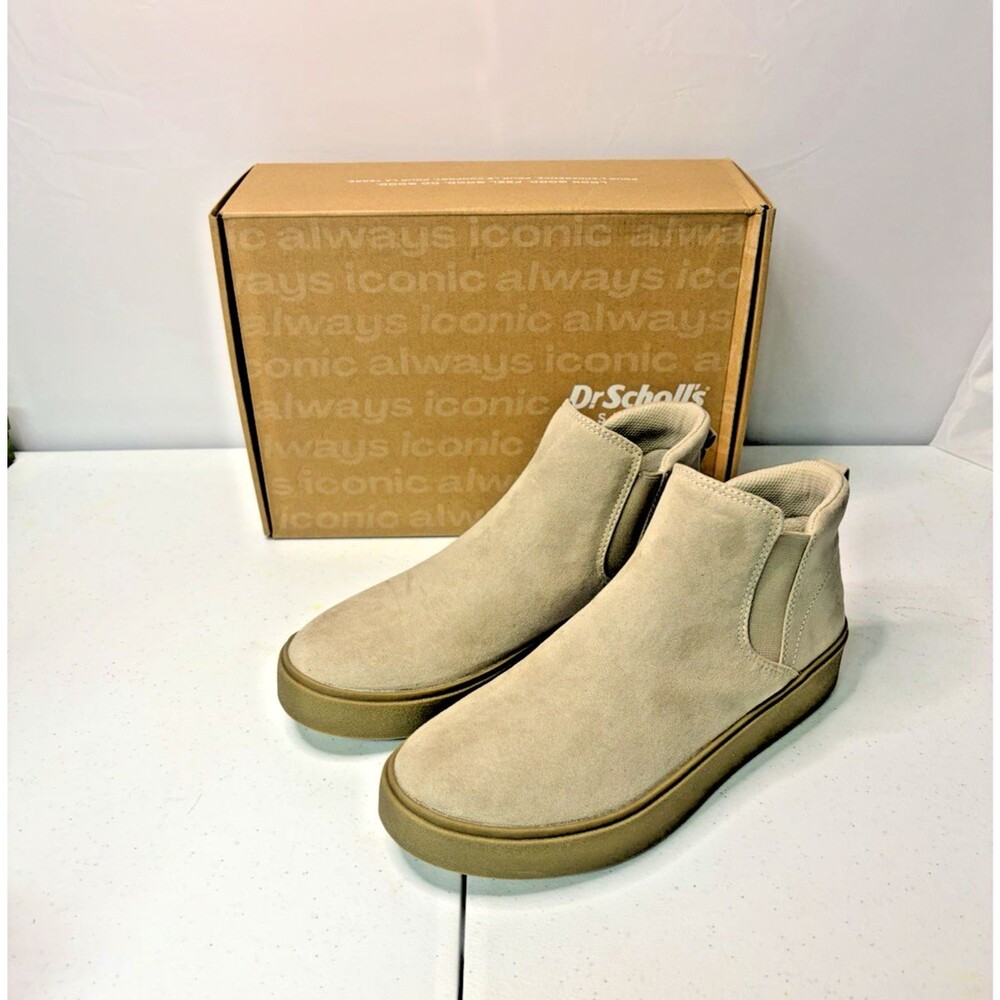 Dr. Scholl's Madison Boot Slip On Sneaker Bootie Women’s Size 9.5 M In Lt. Taupe
